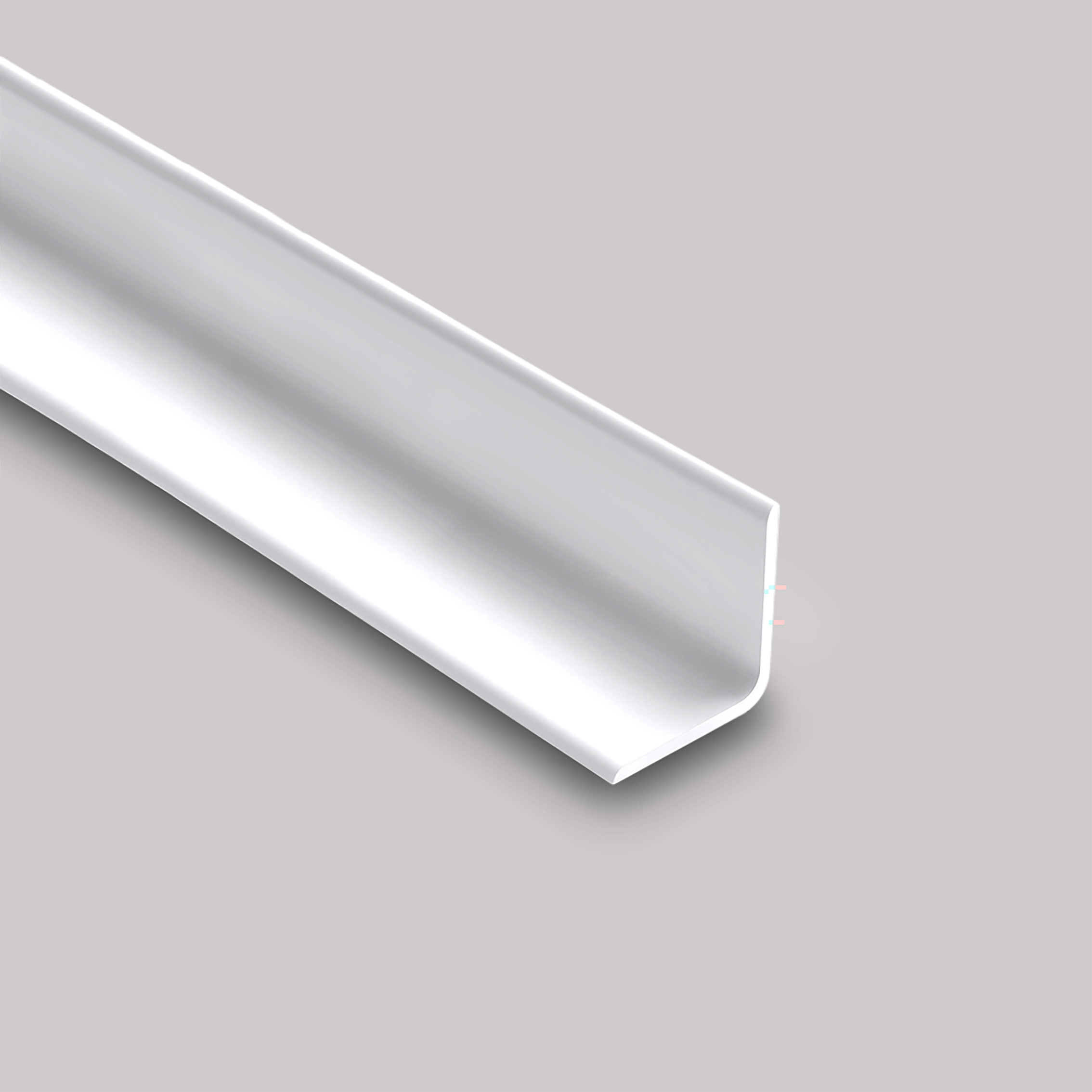 Hygienic White Satin Wall Cladding 25mm Internal Angle 3.05m image